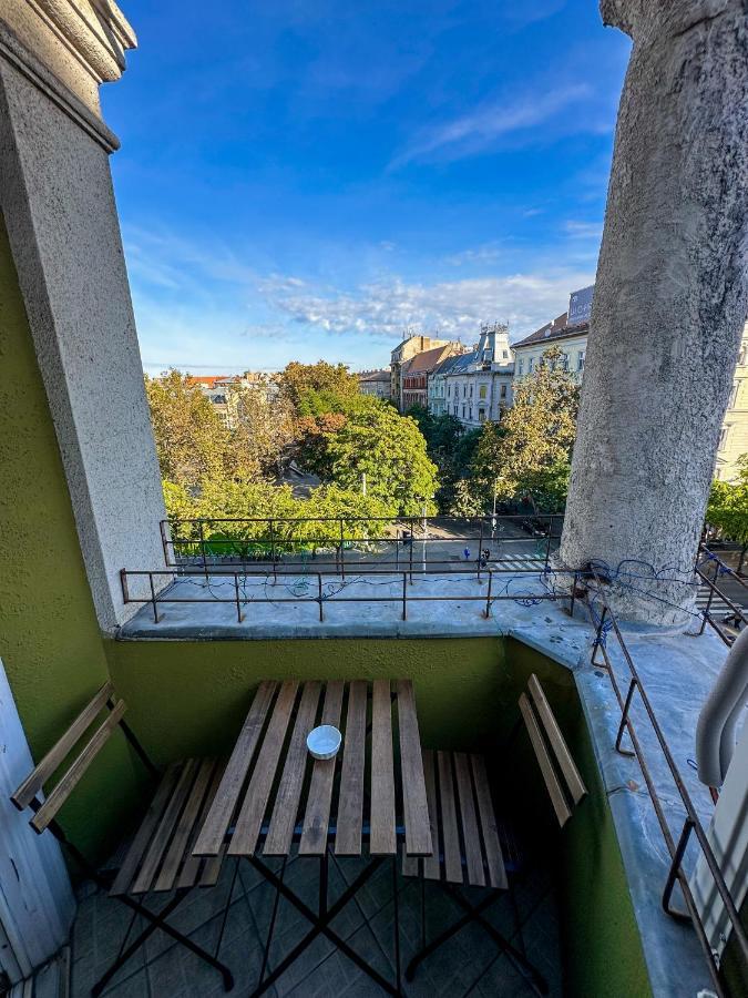 Saffron Apartment City Center Panoramic Balcony Budapest Exterior foto