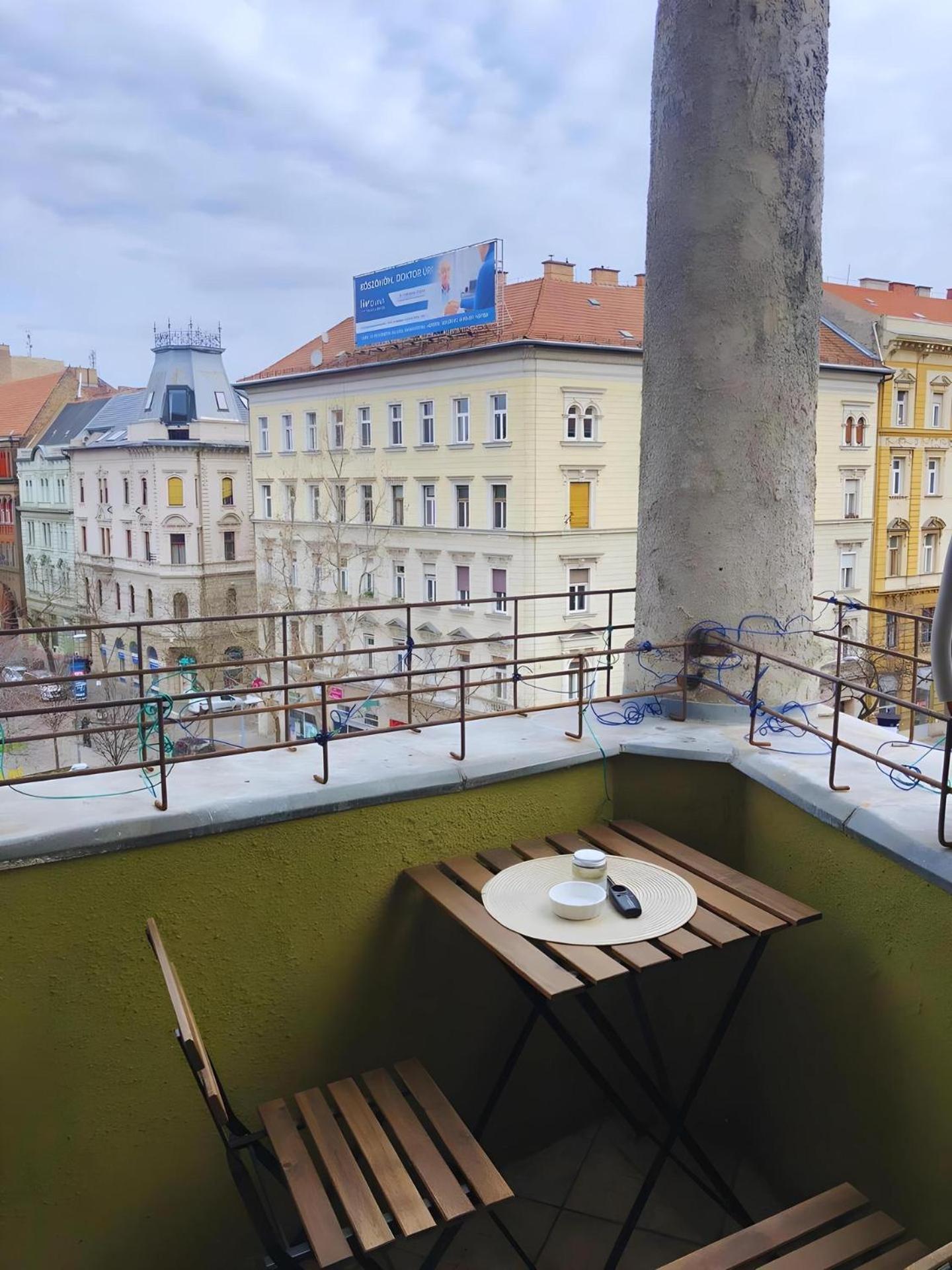 Saffron Apartment City Center Panoramic Balcony Budapest Exterior foto