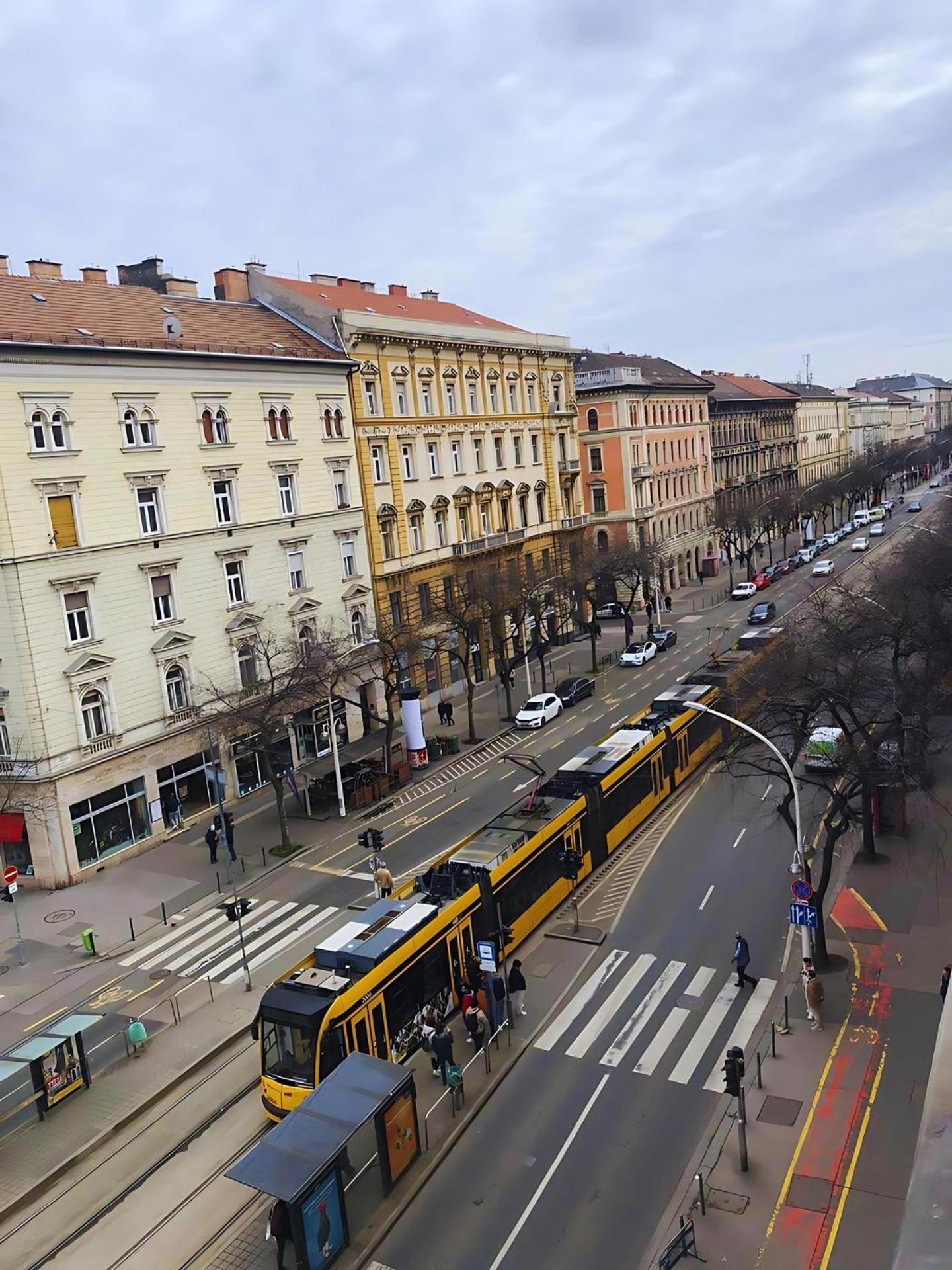 Saffron Apartment City Center Panoramic Balcony Budapest Exterior foto